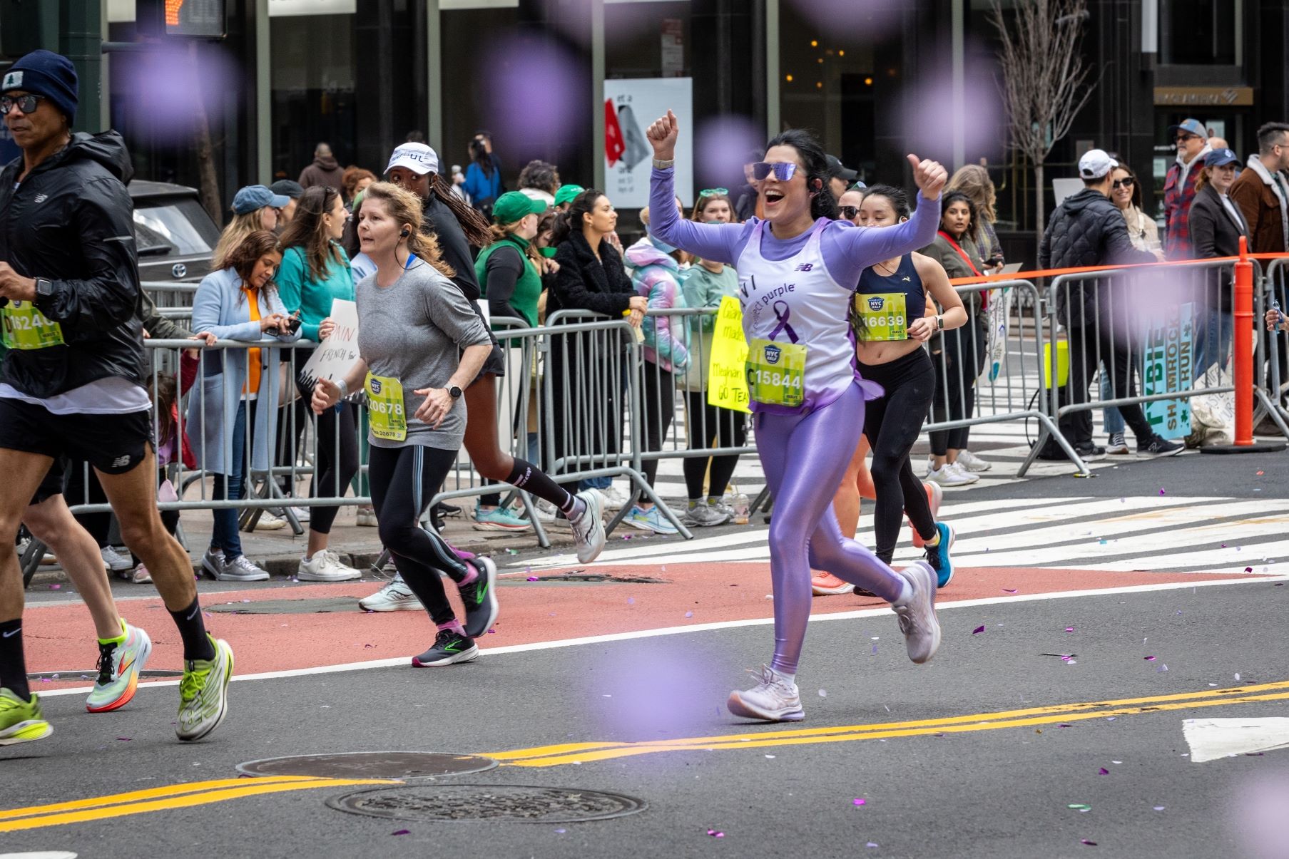 2025 United Airlines NYC Half Marathon Project Purple